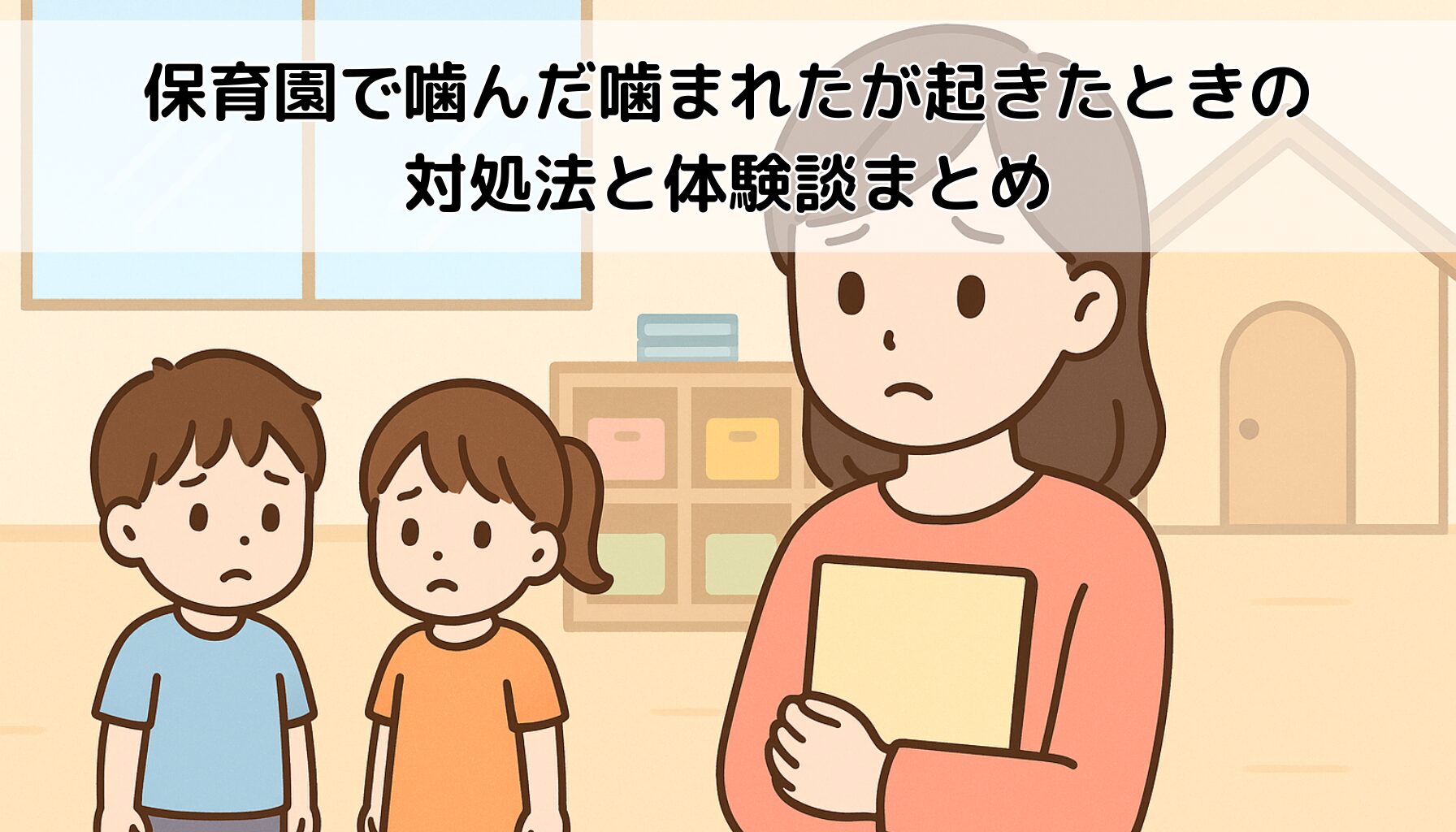 保育園で噛んだ噛まれたが起きたときの-対処法と体験談まとめ